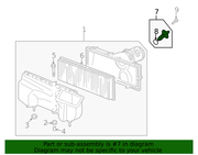 Genuine Porsche parts diagram