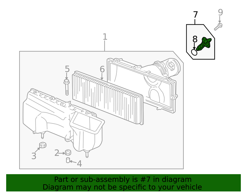 Genuine Porsche parts diagram
