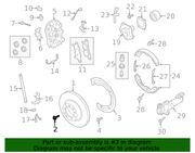 Genuine Porsche parts diagram