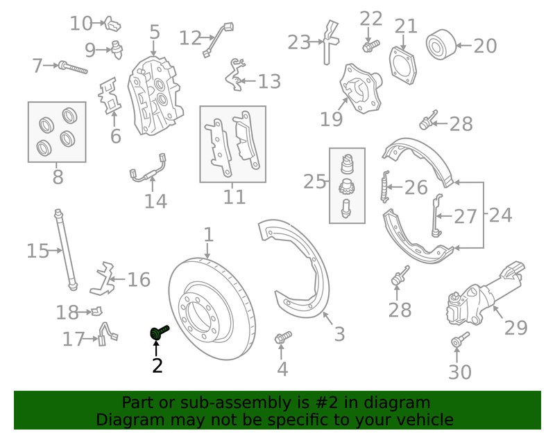 Genuine Porsche parts diagram