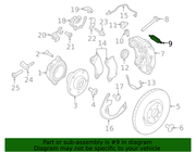 Genuine Porsche parts diagram
