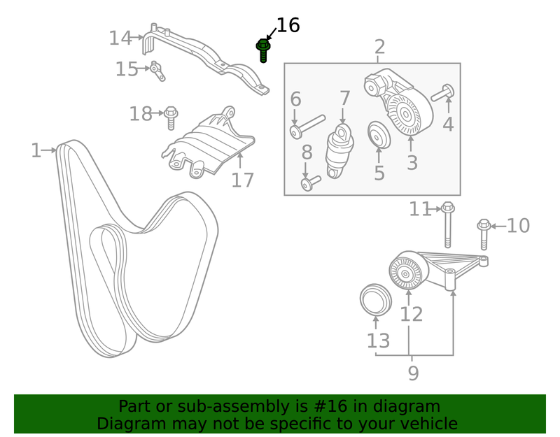 Genuine Porsche parts diagram