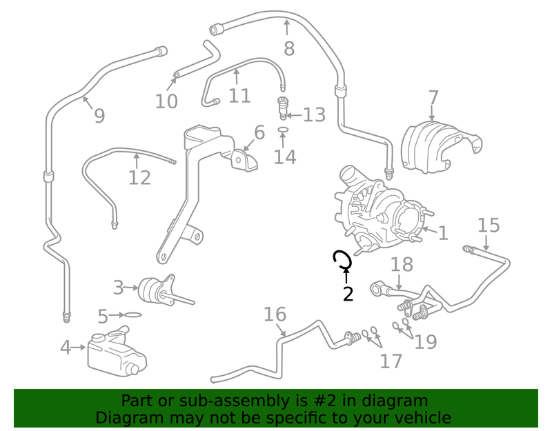 Genuine Porsche parts diagram