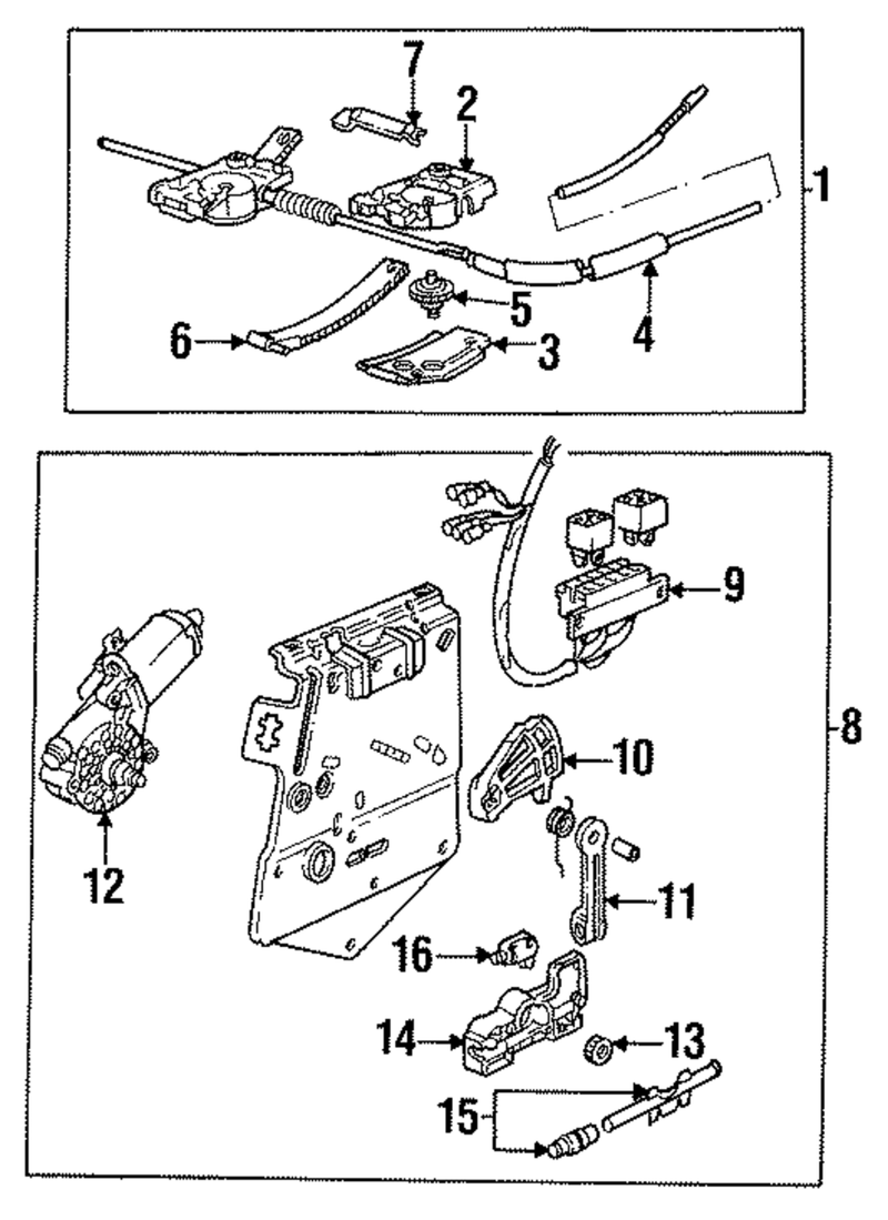 Genuine Porsche parts diagram