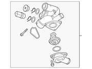 Genuine Porsche parts diagram