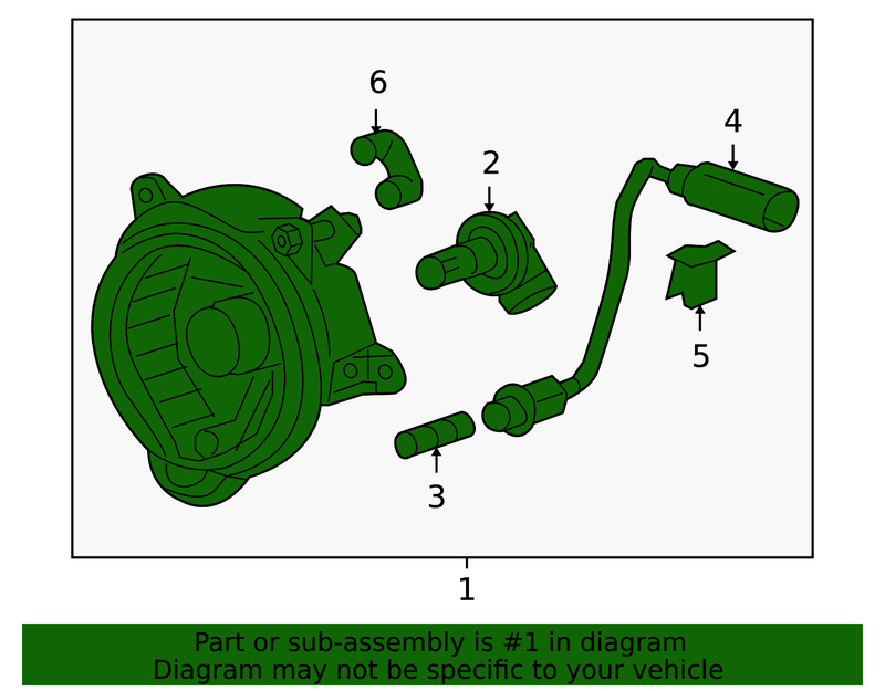 Genuine Porsche parts diagram