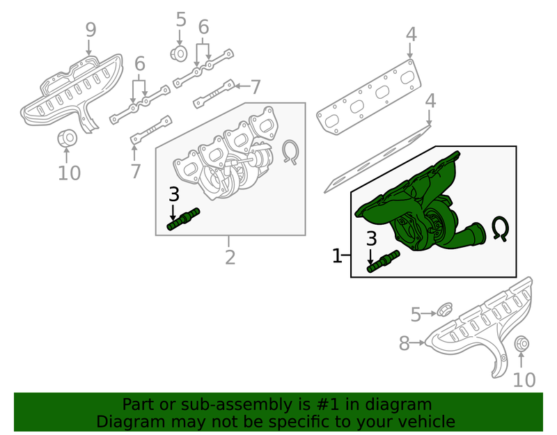 Genuine Porsche parts diagram