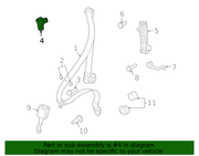 Genuine Porsche parts diagram