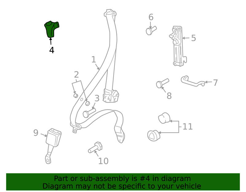 Genuine Porsche parts diagram