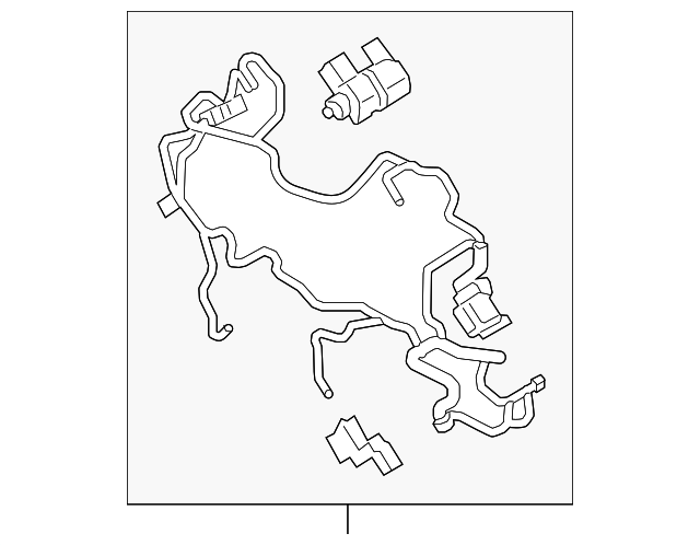 Genuine Porsche parts diagram
