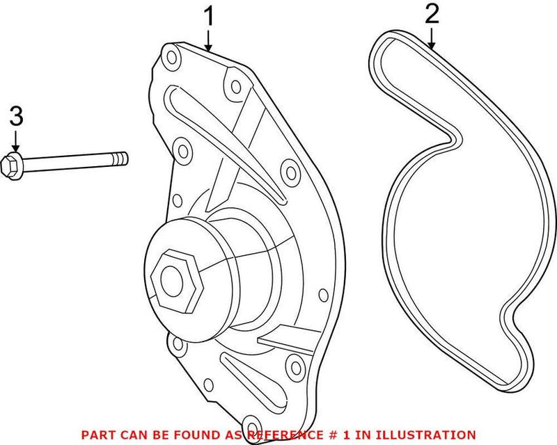 VW Engine Water Pump