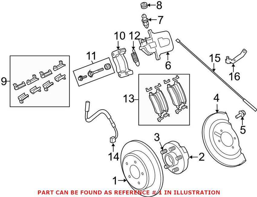 VW Disc Brake Rotor – Rear