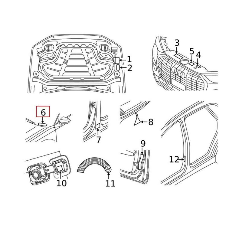 Genuine VW/Audi Engine Decal 7D0000279L – Genuine VW/Genuine VW/Audi