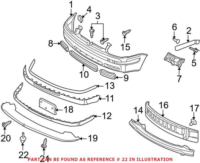 VW Retaining Clip 7H086729901C
