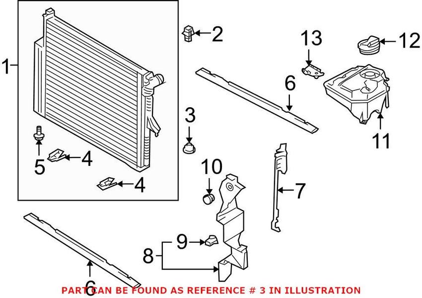 Radiator Insulator – Lower