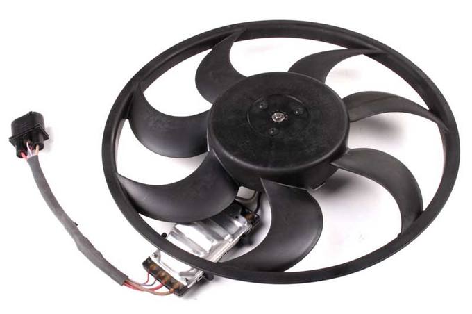 Genuine VW/Audi VW Auxiliary Cooling Fan Assembly – Passenger Side 7L0959455G