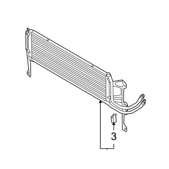VW Auto Trans Oil Cooler 7P0317019A