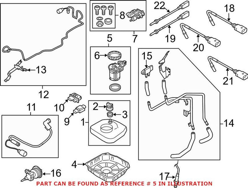 VW Diesel Exhaust Fluid (DEF) Pump 7P6198970B