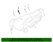 Genuine Porsche parts diagram