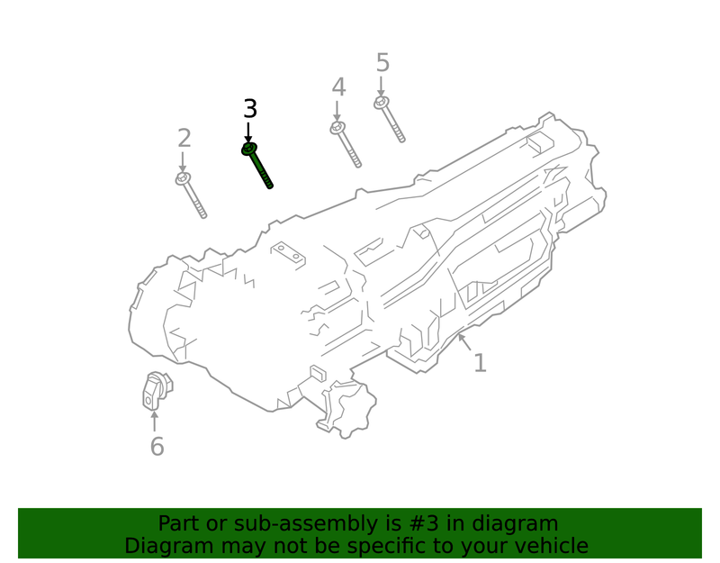 Genuine Porsche parts diagram