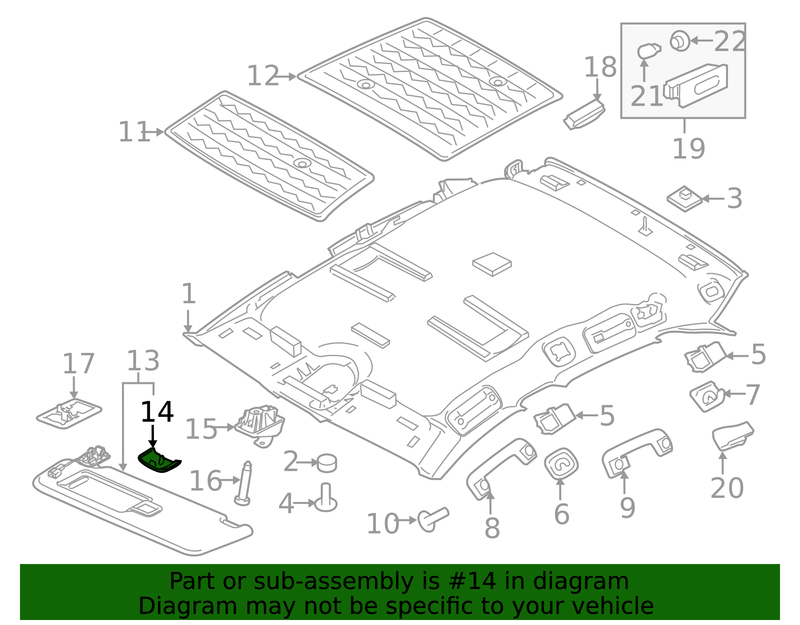 Part can be found as reference #14 in illustration