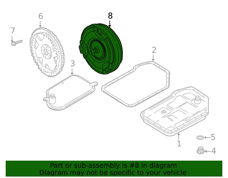 Part can be found as reference #8 in illustration