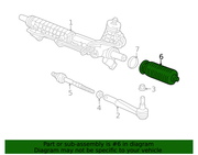 Genuine Porsche parts diagram
