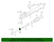 Genuine Porsche parts diagram