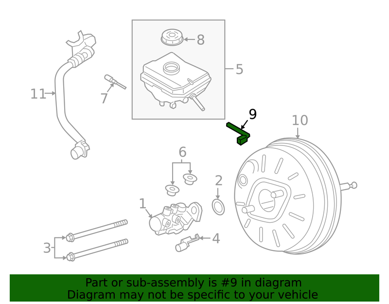 Genuine Porsche parts diagram