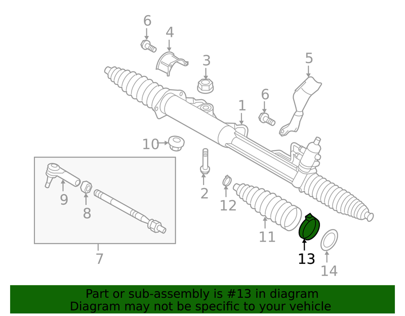 Genuine Porsche parts diagram