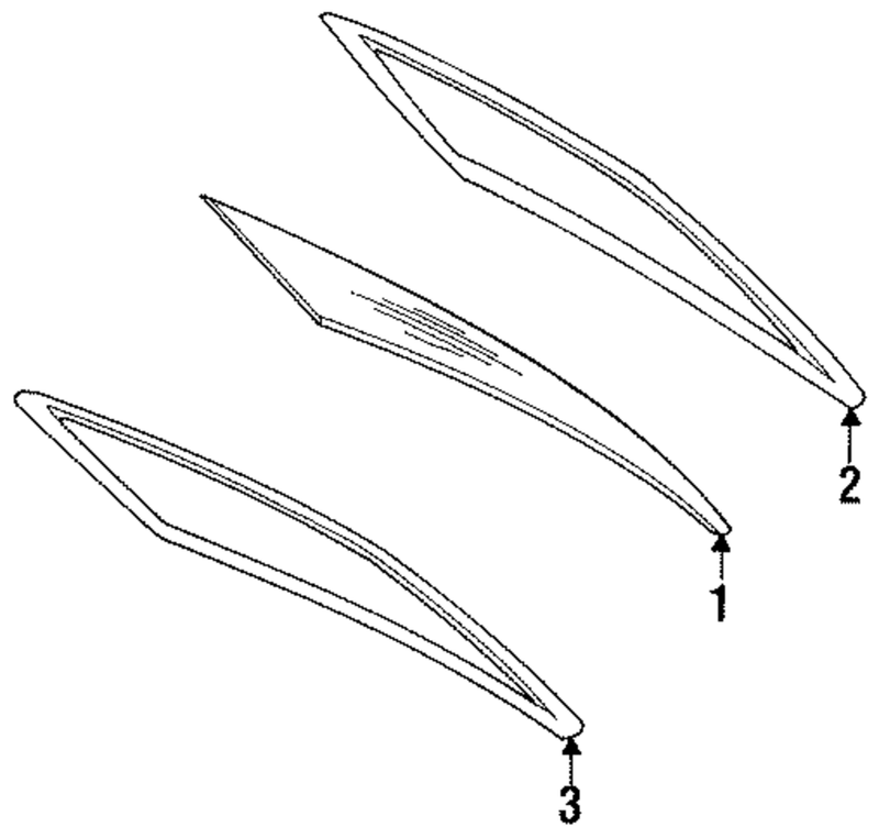 Genuine Porsche parts diagram