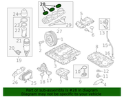 Genuine Porsche parts diagram