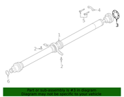 Genuine Porsche parts diagram