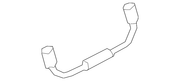 Genuine Porsche parts diagram
