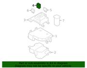 Genuine Porsche parts diagram