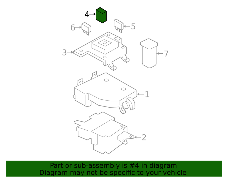 Genuine Porsche parts diagram