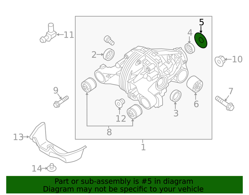 Genuine Porsche parts diagram
