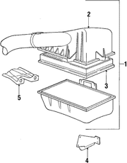 Genuine Porsche parts diagram