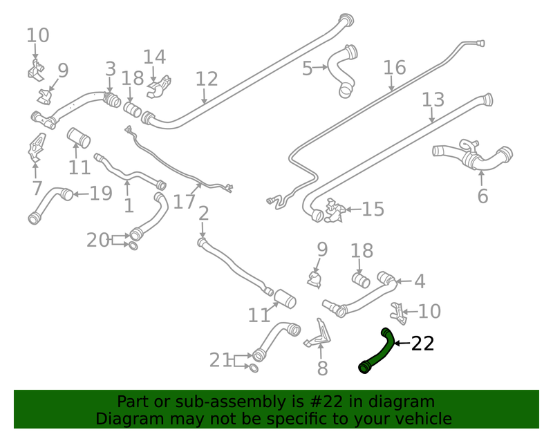 Genuine Porsche parts diagram