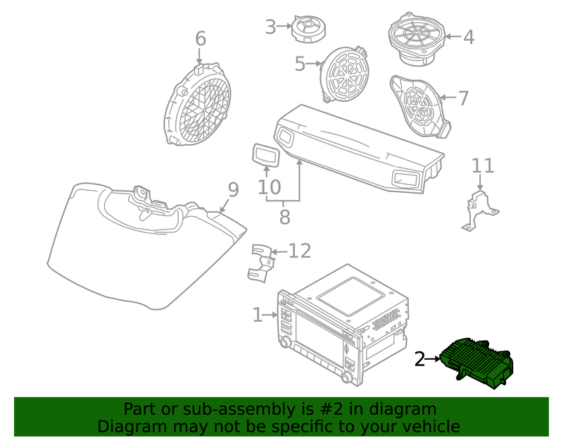 Genuine Porsche parts diagram