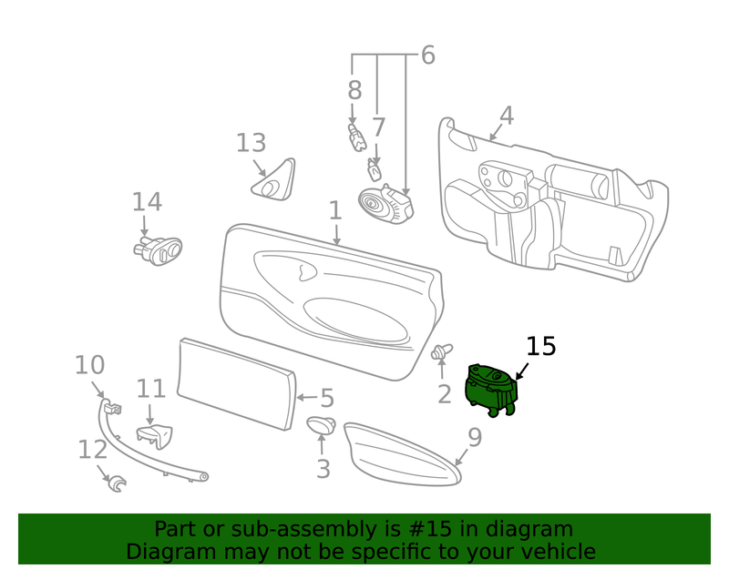 Genuine Porsche parts diagram