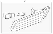Genuine Porsche parts diagram