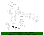 Genuine Porsche parts diagram