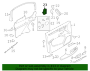 Part can be found as reference #23 in illustration