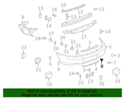 Genuine Porsche parts diagram
