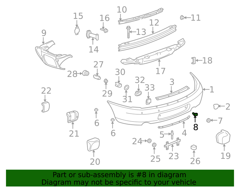 Genuine Porsche parts diagram