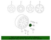 Part can be found as reference #5 in illustration