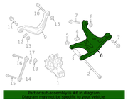 Genuine Porsche parts diagram