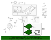 Genuine Porsche parts diagram