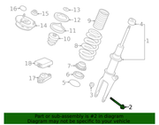 Genuine Porsche parts diagram